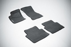 Коврики текстильные Seintex на нескользящей основе для салона Suzuki Grand Vitara II 3-дв. 2005-2015 Серые