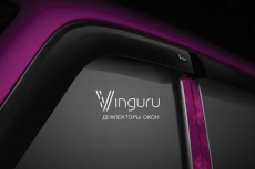 Дефлекторы Vinguru для окон Volkswagen Polo V седан 2010-2021