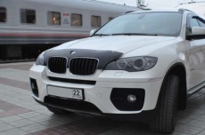 Дефлектор SIM для капота BMW X5 E70 2007-2012. (узкий)