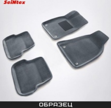 Коврики Seintex 3D ворсовые для салона Suzuki SX4 I 2006-2013. Серый