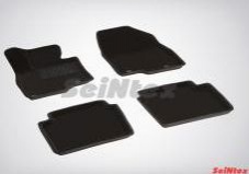 Коврики Seintex 3D ворсовые для салона  Mazda 6 III 2012-2021 Серые