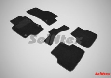 Коврики текстильные Seintex на нескользящей основе для салона Skoda Octavia A7 2013-2021