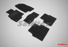 Коврики текстильные Seintex на нескользящей основе для салона Mazda 3 III 2013-2021