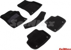 Комплект ковриков 3D Seintex для салона Jaguar XF II 2015-2021 ЧЕРНЫЙ